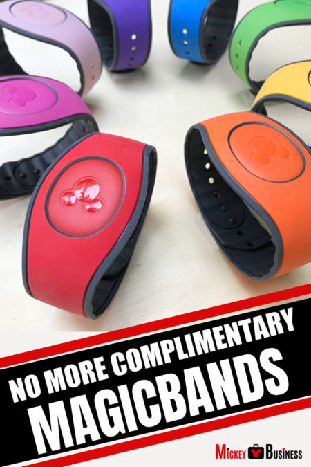Beginning in 2020, Walt Disney World is discontinuing complimentary MagicBands for its resort guests. From what to expect next to why, here's what you need to know about Disney World discontinuing complimentary MagicBands. #Disney #DisneyWorld #WDW #MagicBands #FamilyTravel #Orlando #ThemeParks