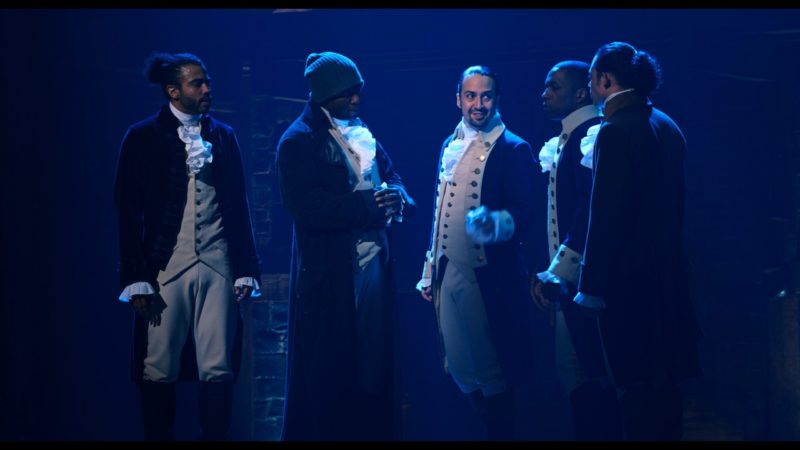 Hamilton: The Musical on Disney Plus.
