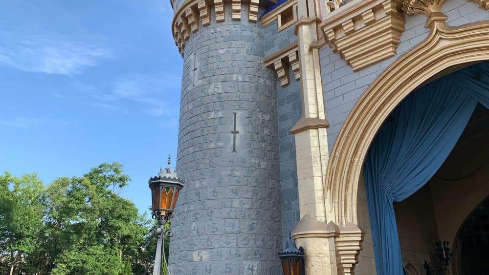 Cinderella Castle makeover numbered blocks