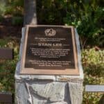 stan lee plaque disneyland avengers campus